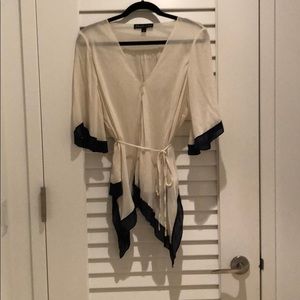 Elizabeth and James Sheer Silk Blouse